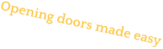 Opening doors made easy